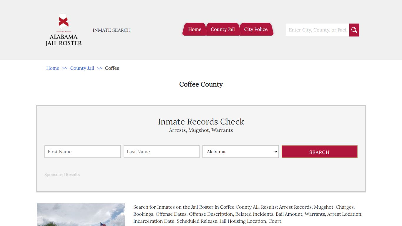 Coffee County - Alabama Jail Inmate Search